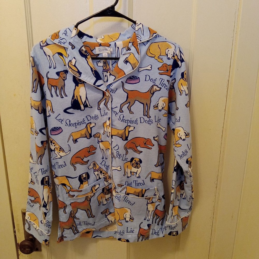 *3 FOR $13* Long sleeve dog pj top